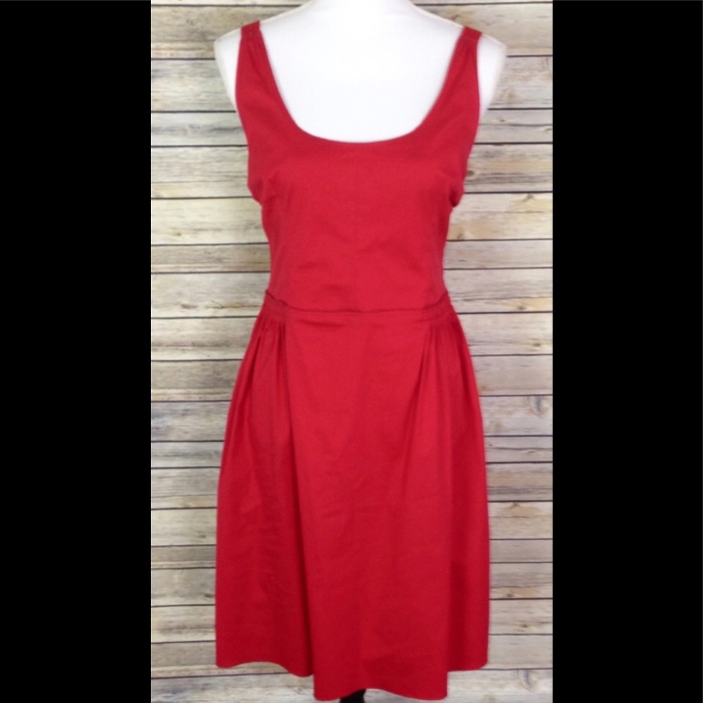 Prada Sport Red Sleevless Dress